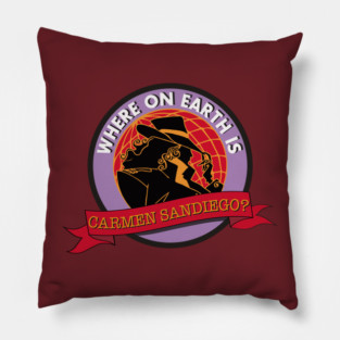Carmen Sandiego Pillow