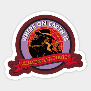 Carmen Sandiego Sticker