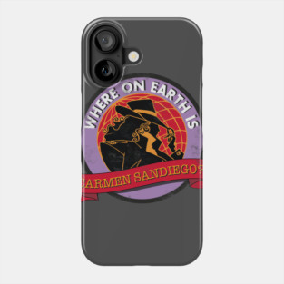 Carmen Sandiego Grunge Phone Case