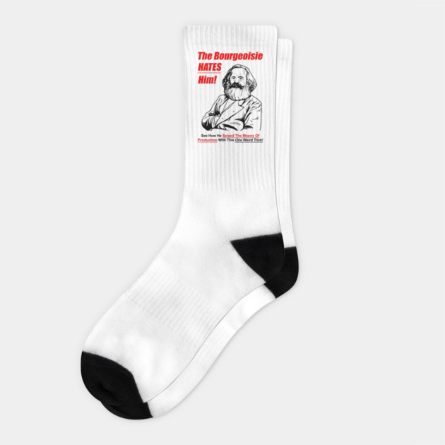 The Bourgeoisie Hates Him Socks by dumbshirts