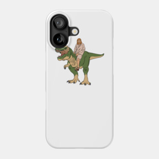 Jesus On Dinosaur Phone Case