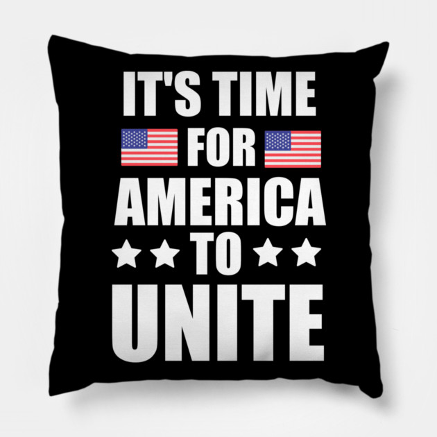 It's Time For America To Unite, Biden President Pillow by logiamerch