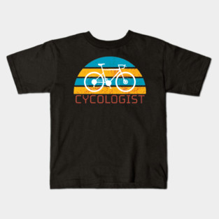 Funny Cycologist Bicycle Humor Kids T-Shirt