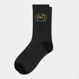 Funny Cycologist Bicycle Humor Socks