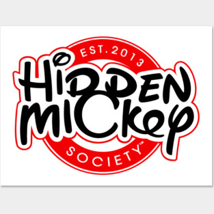 Classic Red & Black HMS Logo Posters and Art