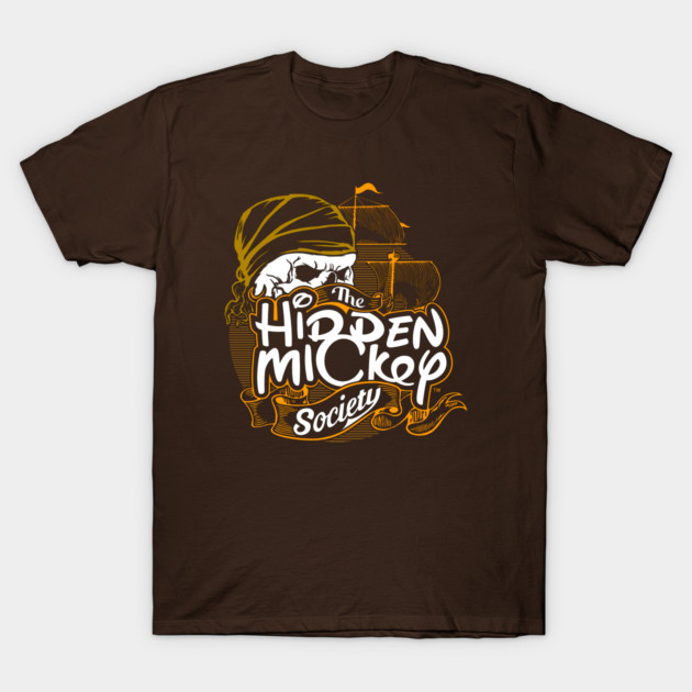 3-Color HMS Pirate Logo T-Shirt by hiddenmickeysociety