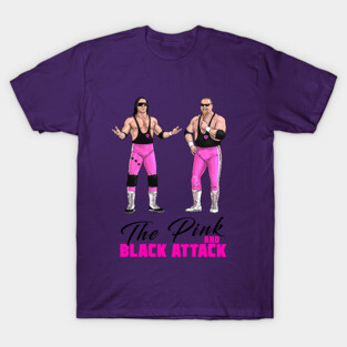 The Pink and Black Attack 1989 T-Shirt