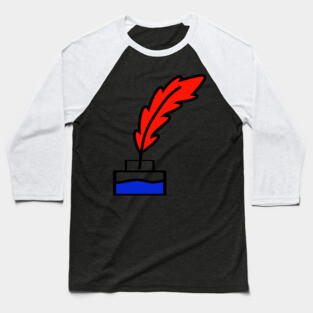 Writing Quill Baseball T-Shirt