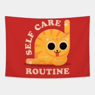 Self Care Routine Tapestry