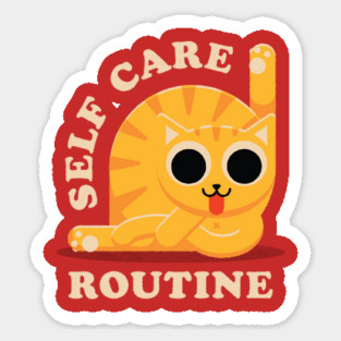 Self Care Routine Sticker