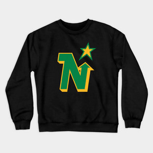 Defunct Minnesota North Stars Hockey 1991 Crewneck Sweatshirt