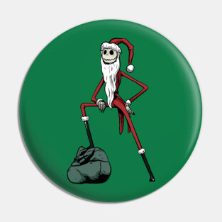 Santa Jack Skellington Pin