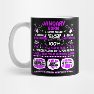 January Born Mug