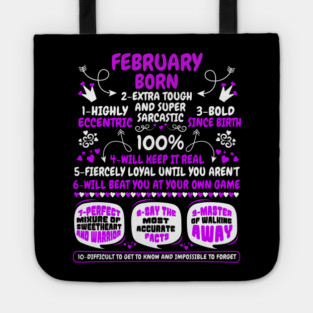 February Born Tote