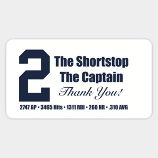 Derek Jeter (GREY) Sticker