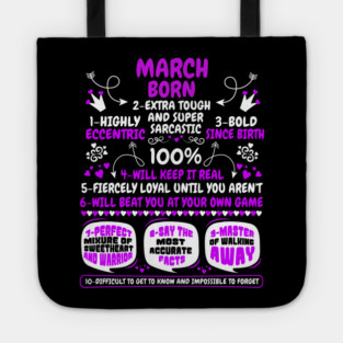 March Born Tote