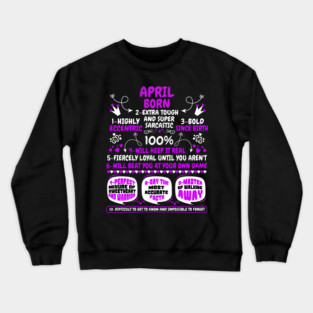 April Born Crewneck Sweatshirt
