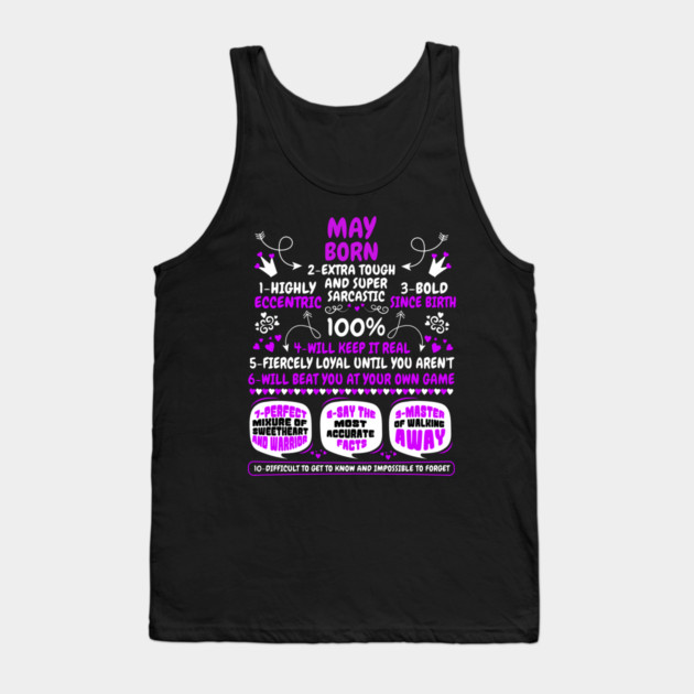 May Born Tank Top by MCALTees