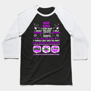 May Born Baseball T-Shirt
