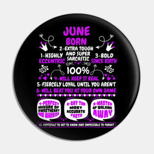 June Born Pin