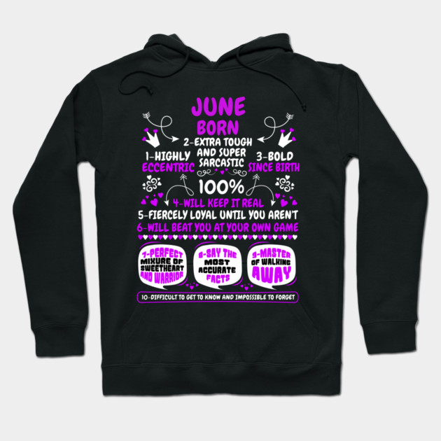 June Born Hoodie by MCALTees