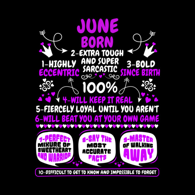 June Born by MCALTees