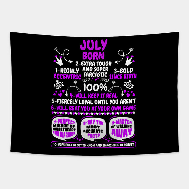 July Born Tapestry by MCALTees
