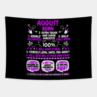 August Born Tapestry