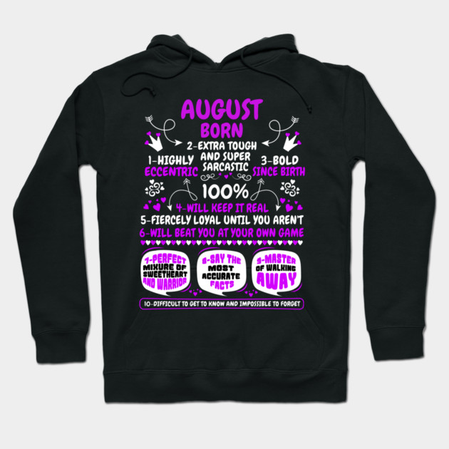 August Born Hoodie by MCALTees
