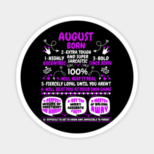 August Born Magnet