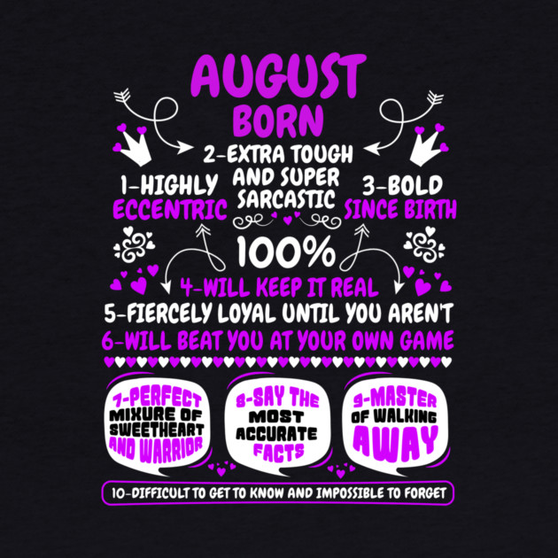 August Born by MCALTees