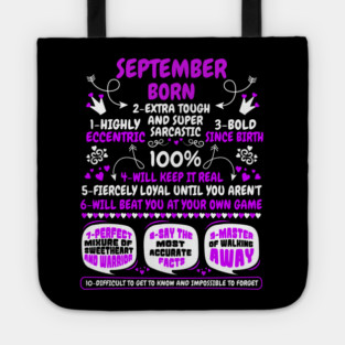 September Born Tote