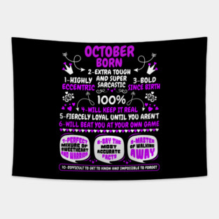 October Born Tapestry