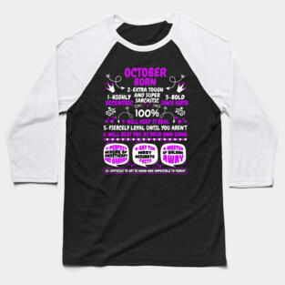 October Born Baseball T-Shirt