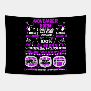 November Born Tapestry