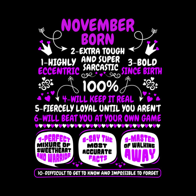 November Born by MCALTees