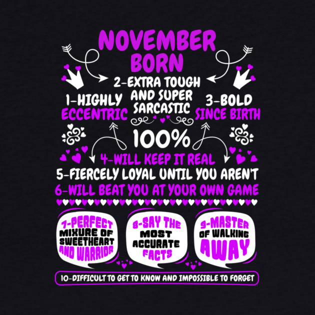 November Born by MCALTees