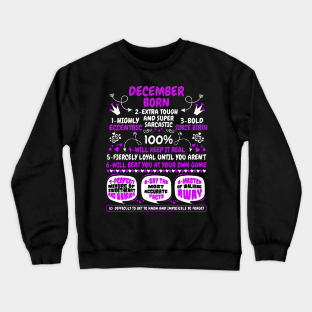 December Born Crewneck Sweatshirt by MCALTees