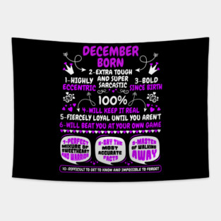 December Born Tapestry