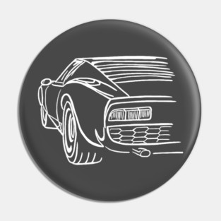 Lamborghini Miura artistic Pin