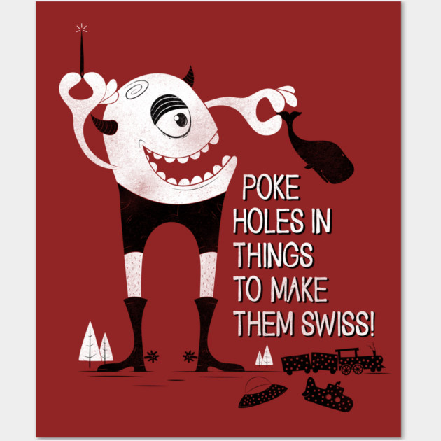 How To Make Things Swiss! Wall Art by BeanePod