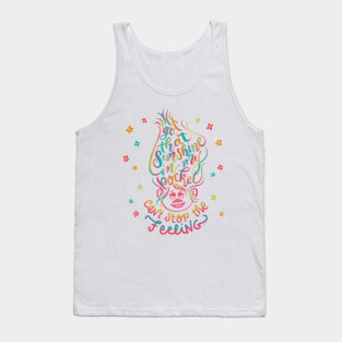 Trolls Got that Sunshine in my Pocket Can't Stop the Feeling Tank Top