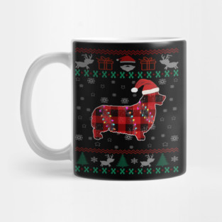 corgi ugly christmas sweater Mug