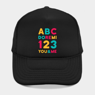 ABC 123 DO-RE-MI Hat