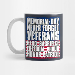 Memorial Day - Never Forget Mug