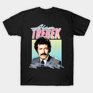 Alex Trebek / Retro Vintage Aesthetic Fan Design T-Shirt