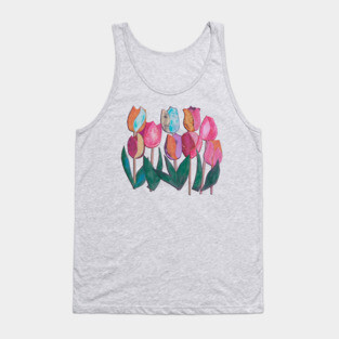 Colorful tulips Tank Top