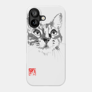cat face Phone Case
