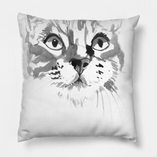 cat face Pillow