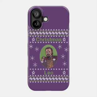 Christmas Humor Leo Ugly Christmas Sweater Phone Case